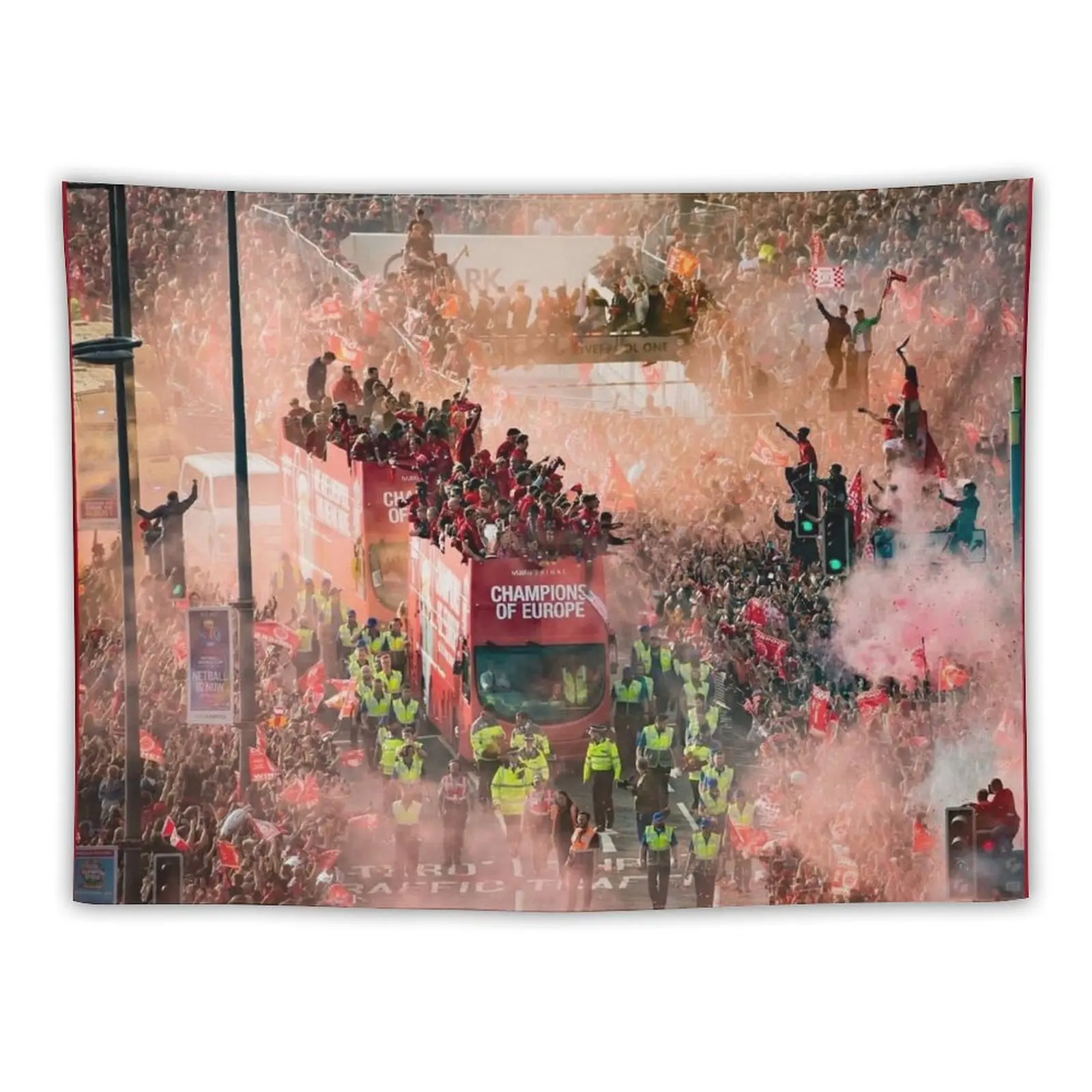 This is Liverpool - Champions of Europe Tapestry Decorative Wall Decoration For Bedroom House Decor Tapestry