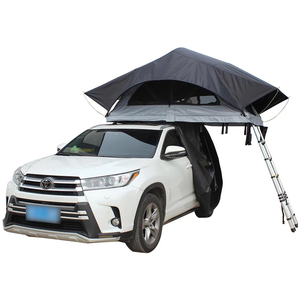 customize high=level automatic car roof top tent 3-4 person sleeping family trip rooftop tent