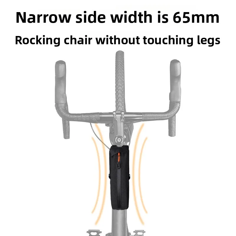 حقيبة أنبوبية علوية للدراجة، حقيبة مقاومة للماء لركوب الدراجات على الطرق، حقيبة شعاع الدراجة الجبلية #5
