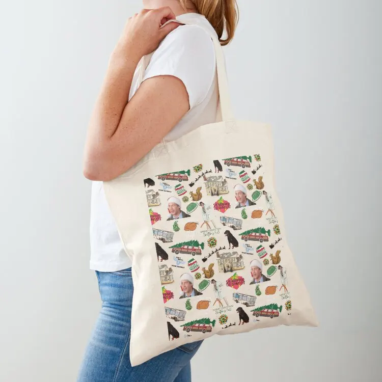 

National Lampoons Christmas Vacation Tote Bag Canvas bag luxury women tote bag screen custom tote