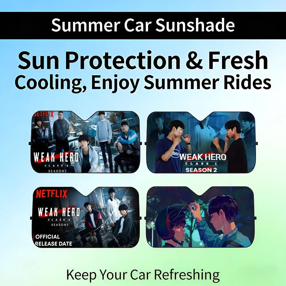 

Weak Class2 Sun Visor Retractable Car Windshield Sun Shade UV