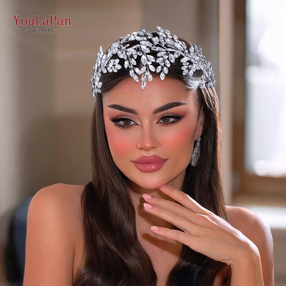 

YouLaPan Luxury Rhinestone Headband Bridal Wedding Hairband Woman Hair Accessories Dancing Party Hair Hoop Bride Headpiece HP868