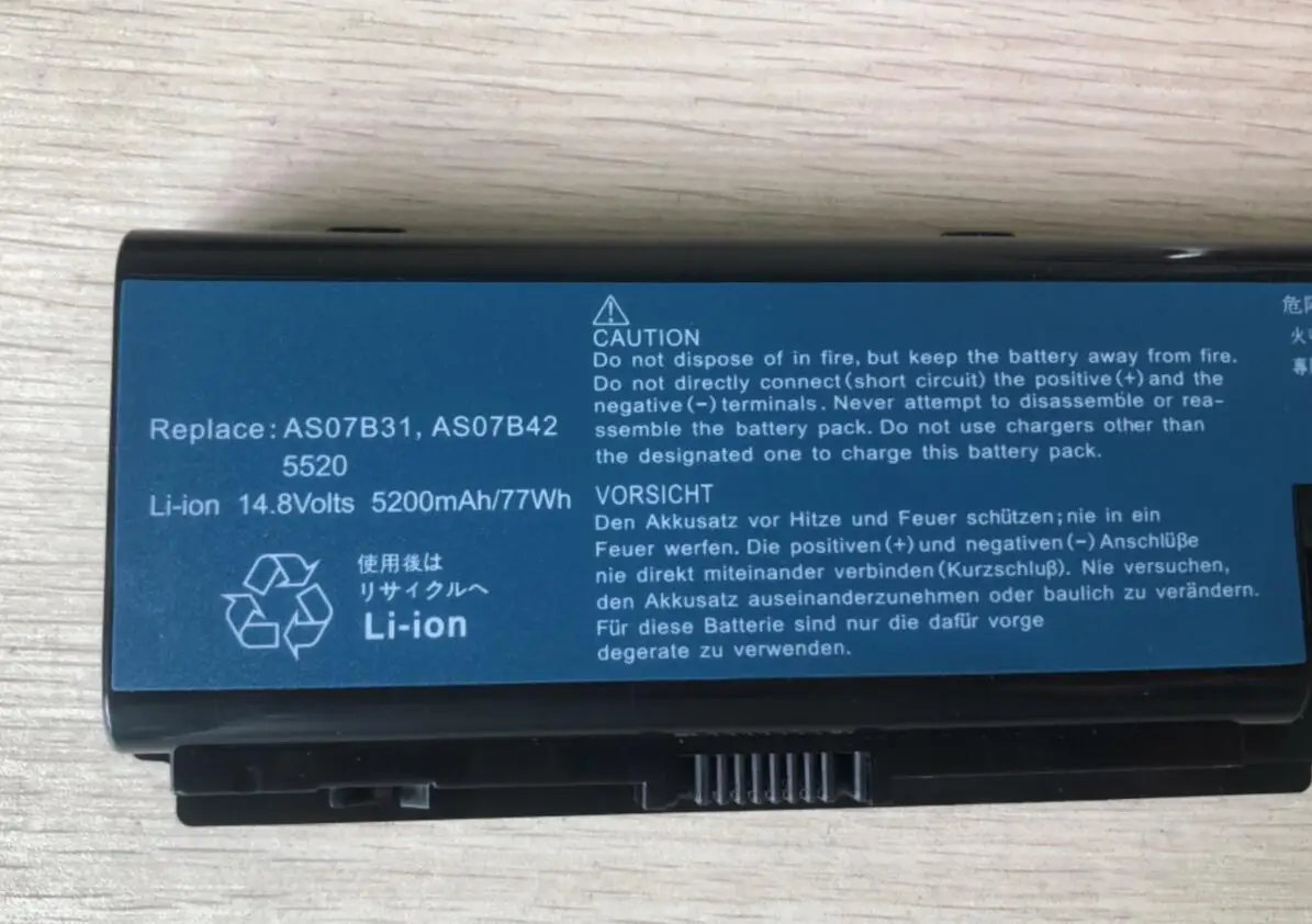 14.8V 8 Cells AS07B32 Battery for Acer Aspire 5920 5920G 5930 5930G 5935 AS07B31 AS07B32 AS07B71 AS07B61 AS07B42 AS07B51