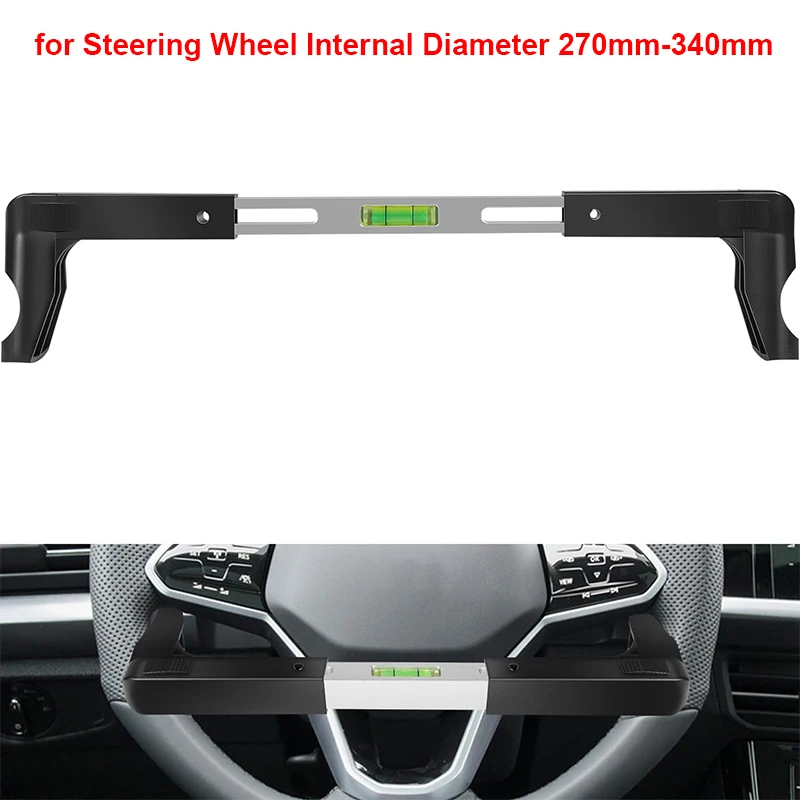

Steering Wheel Level Alignment Tool, for Most Steering Wheel Internal Diameter 270mm-350mm, for Passenger Cars, Vans & Trucks