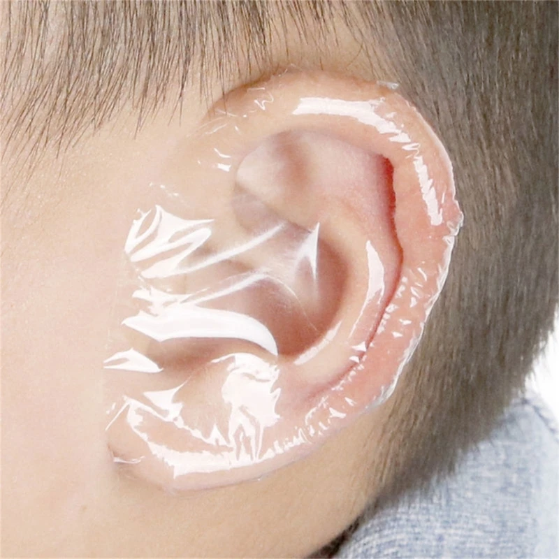 Set of 100/40/20Pcs Infants Waterproof Earmuffs Toddlers Ear Protective Stickers