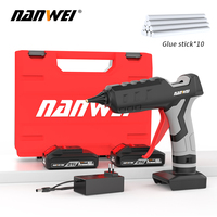 Nanwei Lithium Electric Melting Gun Wireless Home Handmade Hot Melting Gun 21V Charging Electric Melting Gun 11mm Rubber Rod