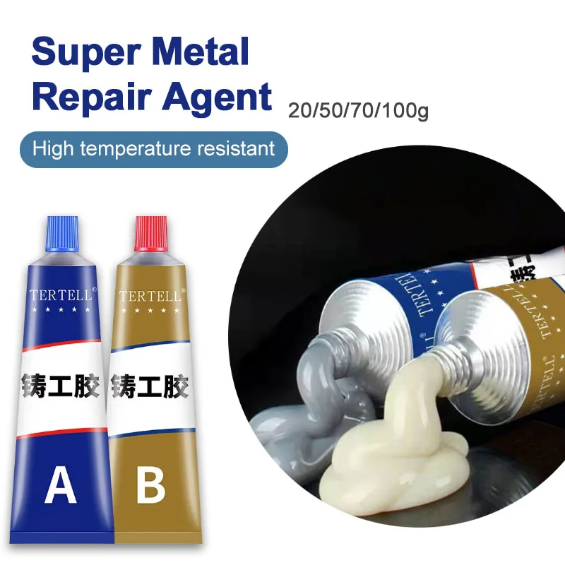 High Strength AB Glue Strong Cold Welding Glue Heat Resistance Bonding Sealant Agent Magic Plastic Repair Casting Adhesive 2024