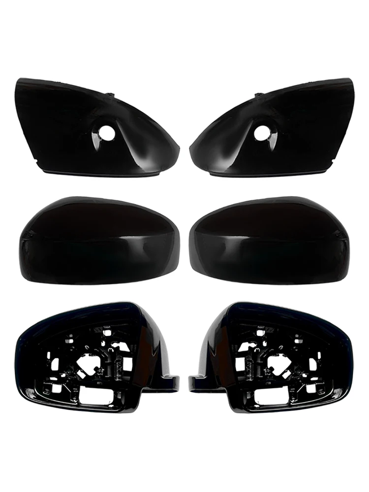 

For Infiniti FX35 EX35 QX50 QX60 2009 2010 2011 2012 2013 2014 Black Rear View Mirror Cover Frame Bottom Holder