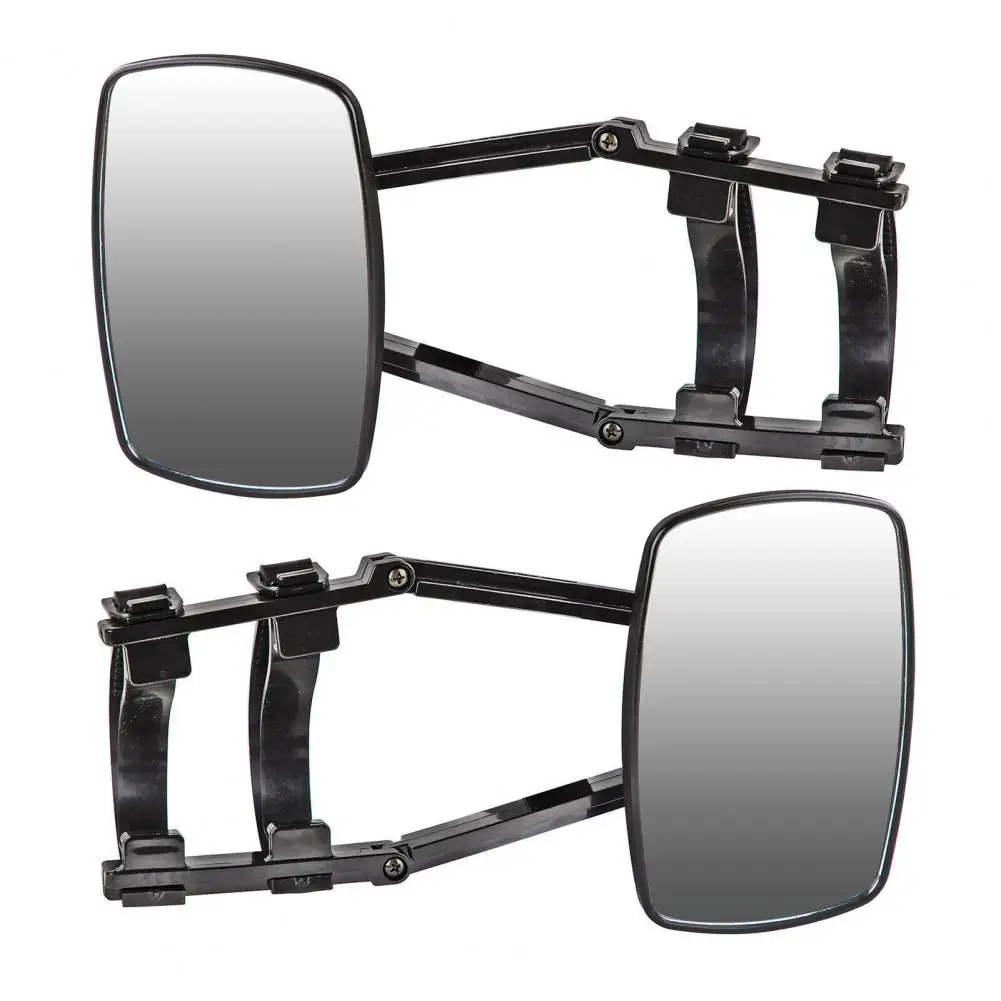 Swivel Arm Tow Mirror Car Extension Mirror Adjustable Clip-on Towing Mirrors for Suv Trailer Truck Universal Extension for Easy