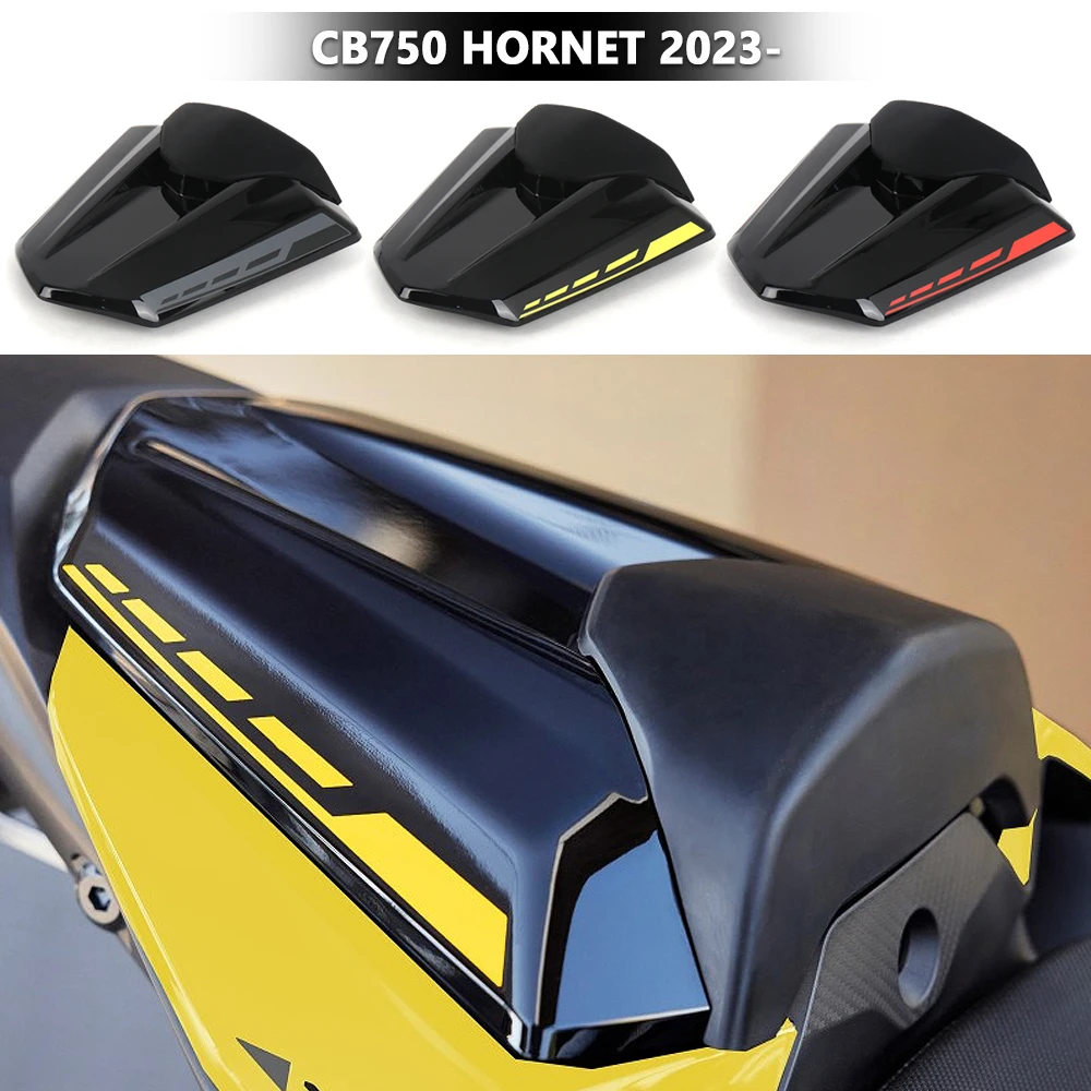 

Motorcycle Carbon Fibre Black New CB750 Hornet 2023 2024 Rear Passenger Pillion Seat Cowl Cover For Honda CB 750 HORNET