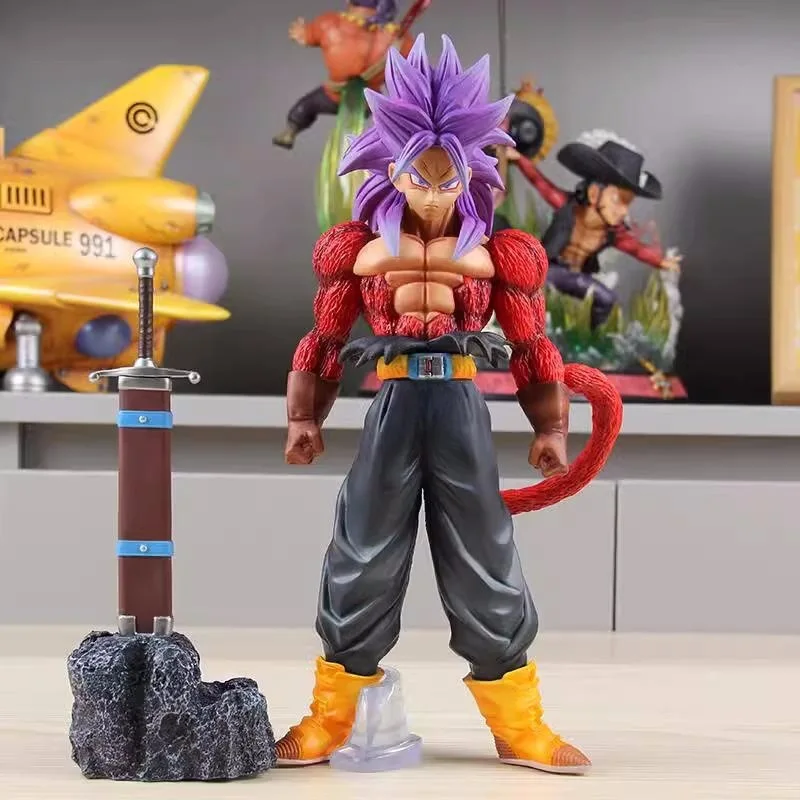 26cm Dragon Ball Z Figure Trunks Anime Figures Gk Figurine Model Pvc Statue Collection Toys Room Decoration Desktop Doll Gifts