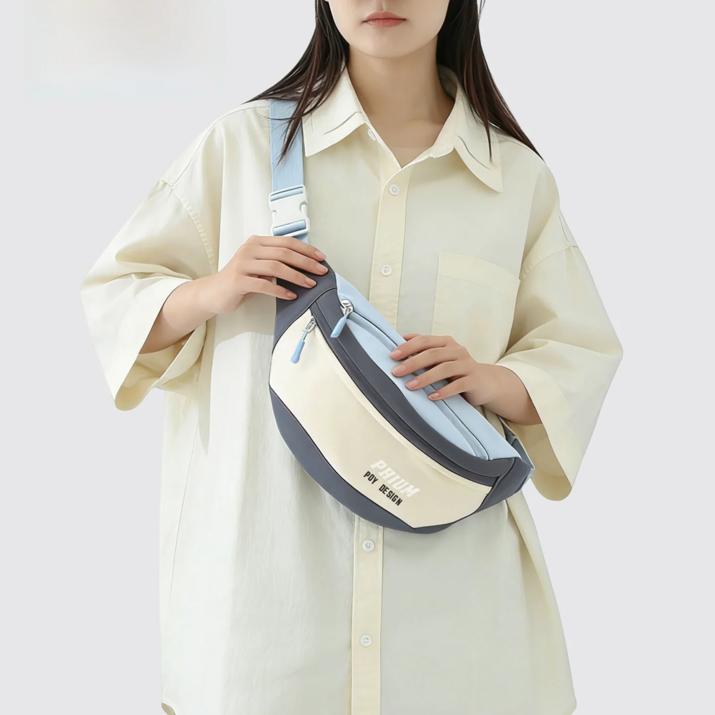 poy-®-borsa-a-tracolla-leggera-casual-unisex-borsa-sportiva-da-viaggio-per-petto-e-vita-materiale-in-nylon-formato-piccolo-a-forma-di-raviolo