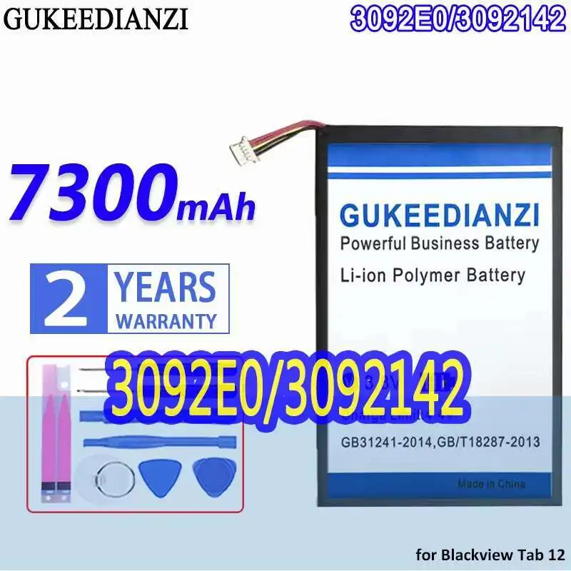 

7300Mah 3092E0 3092142 Stable Tablet Battery For Blackview Tab 12