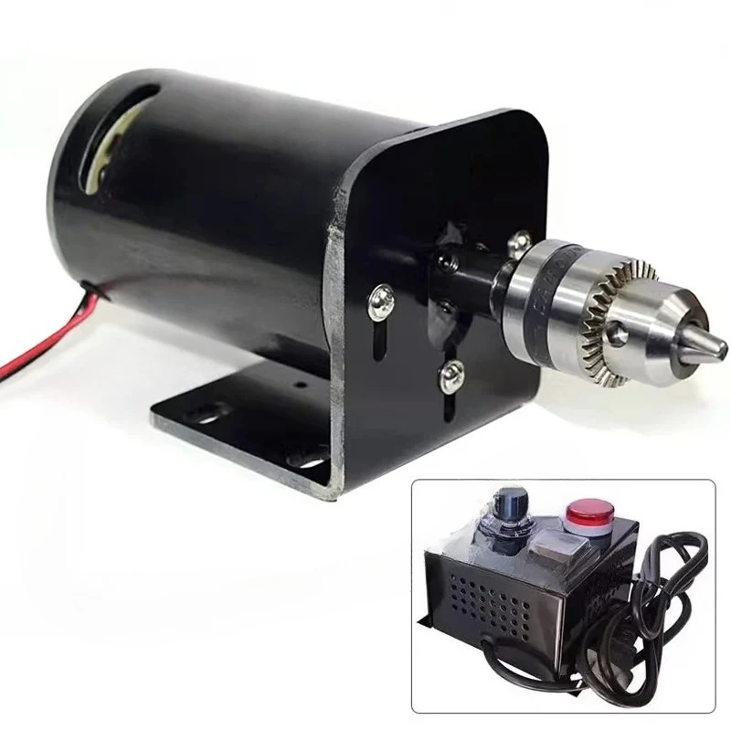

High Speed Small Bench Drill 220V 400W 7000RPM Drill Chuck DC Motor Set Adjustable Speed Electric Drill B12 B16