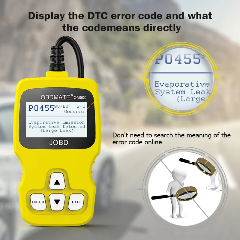 AUTOPHIX OM500 Check Engine For Japanese Vehicles JOBD Scanner Live Data Diagnostic 12VCode Reader Diagnostic for Toyota/Honda