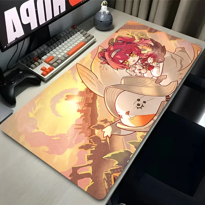 Alas Mouse Kawaii Laptop Wuthering Waves Alas Keyboard Gamer Gadis Anime Seksi Lupa Alas Mouse Desktop Aksesori Gaming PC Alas Mouse