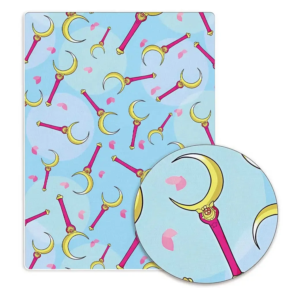 الكرتون النسيج الساخن DIY140 * 50 سنتيمتر اليدوية الخياطة خليط اللحف فستان طفل ورقة المنزل قماش مطبوع النسيج الخياطة الاطفال فابري