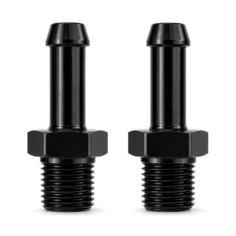 D5BD 2Pcs Wrench-Flat Shoulder Adapter, 1/4-18 Male Pipe Thread, 1/8 Hose End