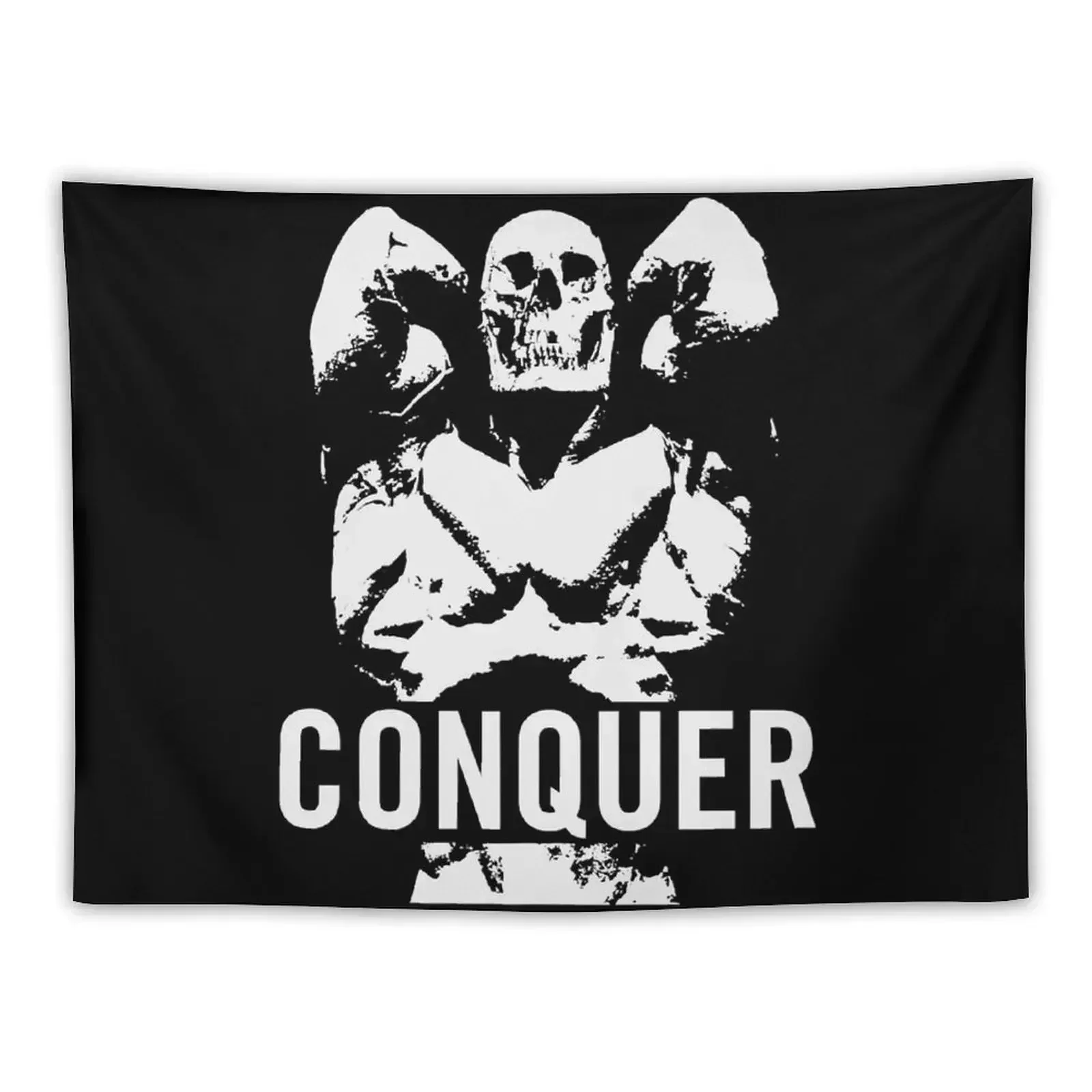 

Gymreapers Conquer - Bodybuilding And Powerlifting Tapestry Aesthetics For Room Wall Mural Tapestry