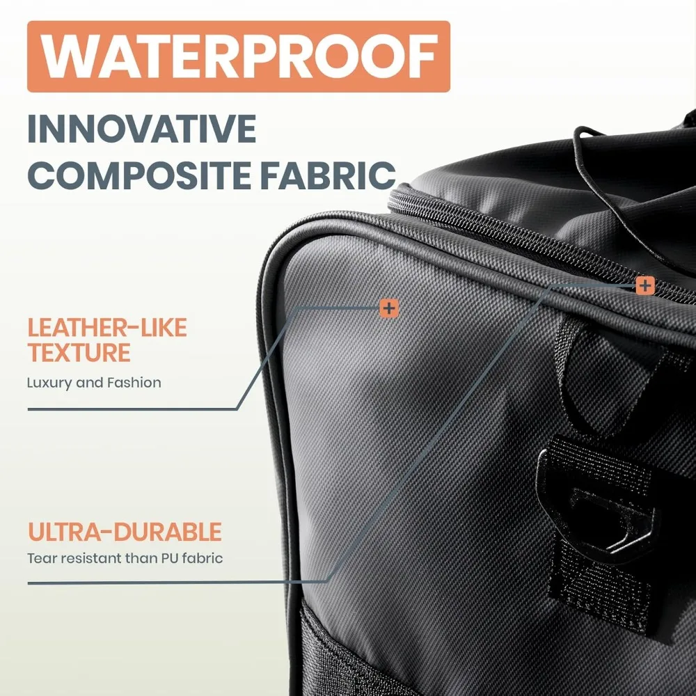 حقيبة كبيرة مقاس 30 بوصة مع عجلتين - تصميم ثقيل بدون أكياس، أمتعة بعجلات 100 لتر - 120 لتر قابلة للتوسيع للسفر