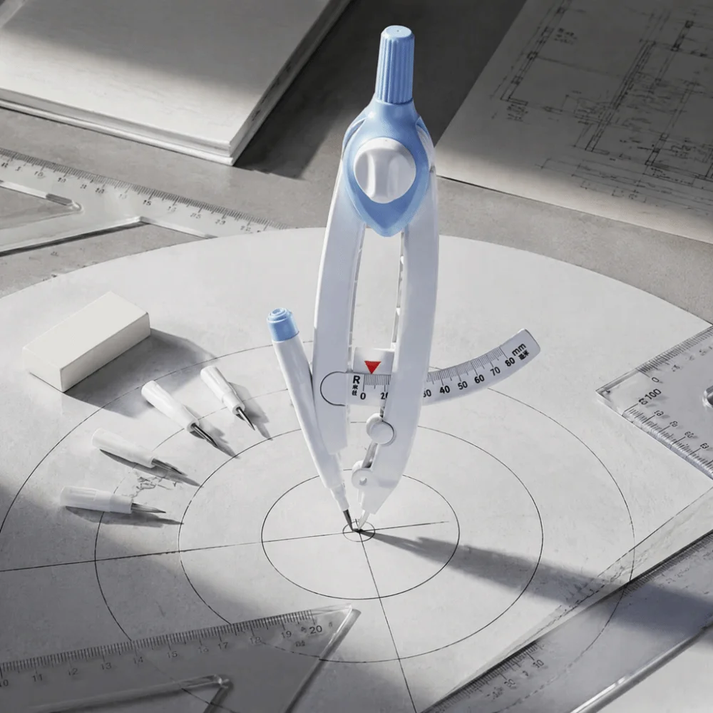 Digital Display Multifunction Drawing Compass Scale Precise Geometry Drawing Geometry Compass Accurate Measurement