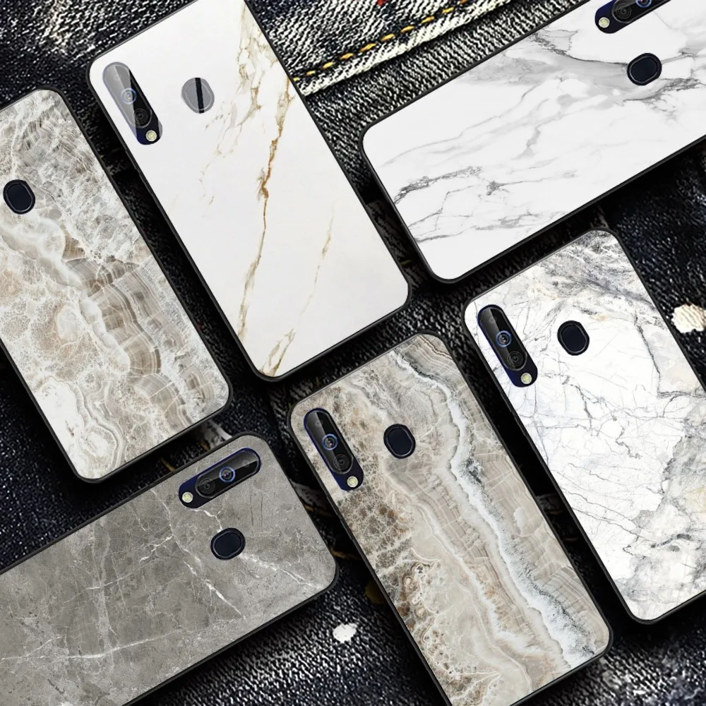 Crack Marble Phone Case For Samsung A 10 11 12 13 20 21 22 30 31 32 40 51 52 53 70 71 72 73 91 13 shell