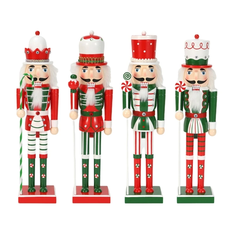 

14.96inch Nutcrackers Christmas Party Decorations Decorative Party Supplies J78C