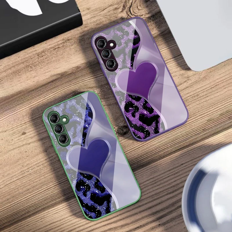 Рисунок 4 - Синий леопардовый принт сердце