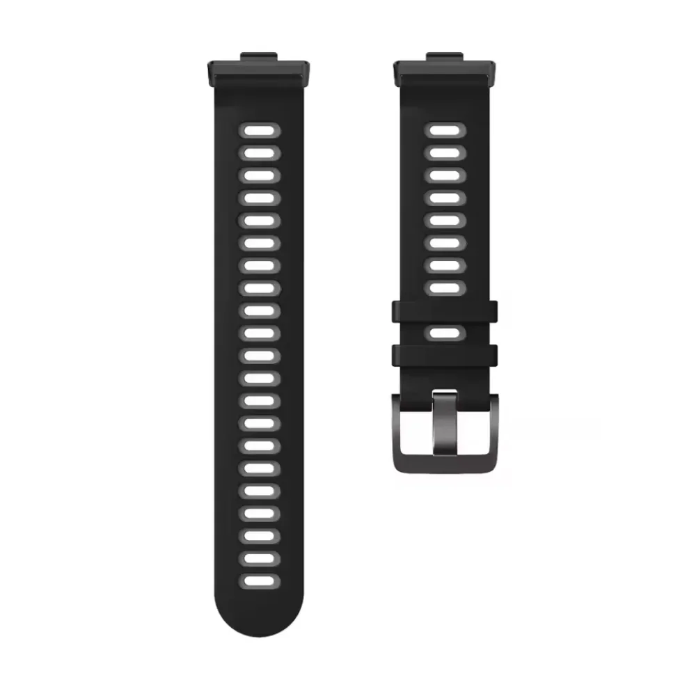 Two Color Metal Interface Silicone Strap For Huawei Watch Fit 5-4 Pro/Fit 5-4-3 Metal Buckle Breathable Watchband Bracelet Band