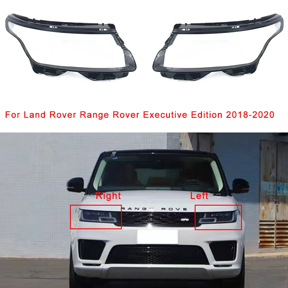 

For Land Rover Range Rover Executive Edition 2018 2019 2020 Front Headlamp Cover Lamp shade Headlight Lampshade Cover Lens