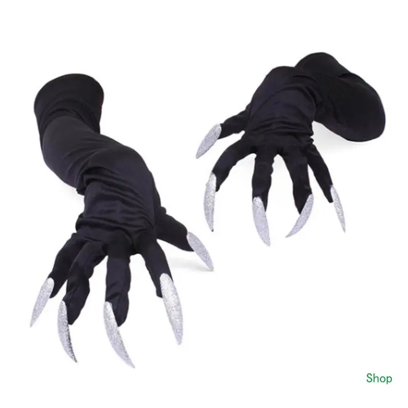 Dropship Winter Warm Costume Gloves Mystical Gloves Party Scary Props Gothicism Mittens