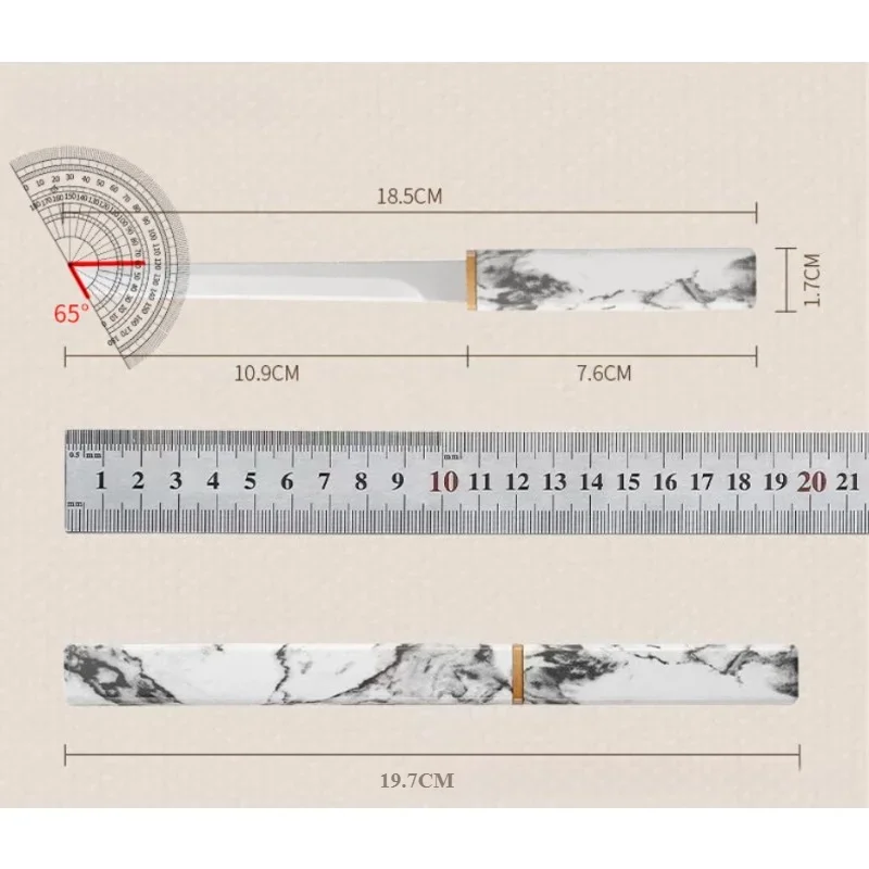 High Hardness Kitchen Knives Fruit Knife With Cover Sharp Portable Pocket Fruit Knife Skin-peeler Vegetable Watermelon Dining