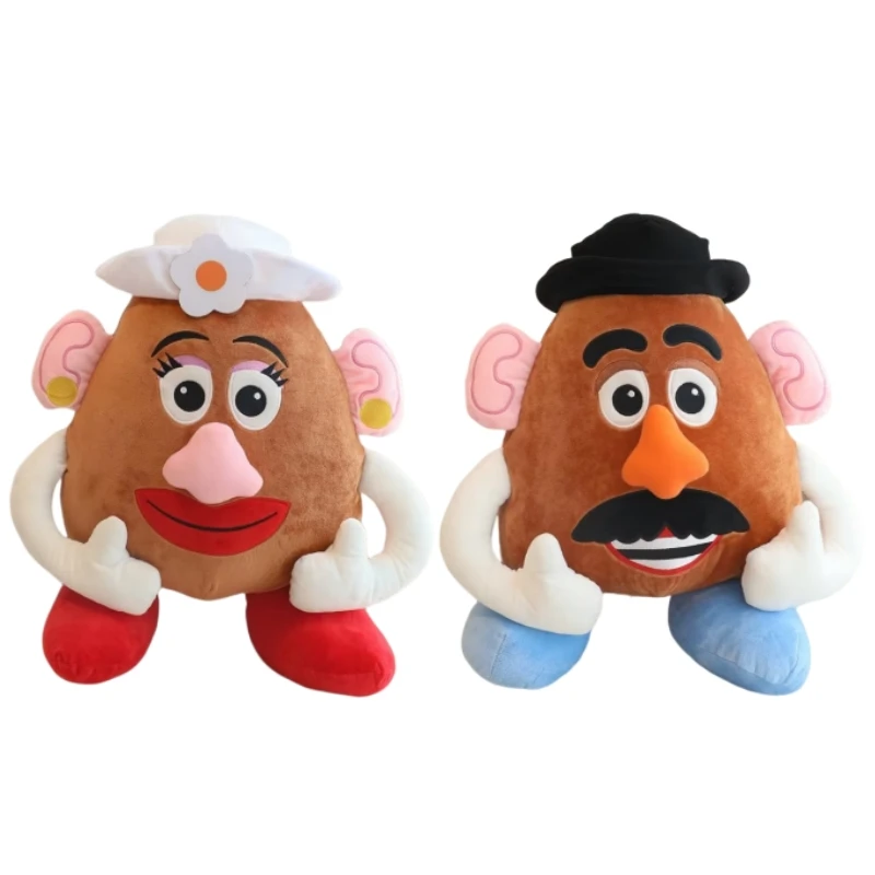 Adorável Toy Story Mr e Mrs Batata Cabeça Brinquedo De Pelúcia, Peluches Anime Recheado, Jogar Travesseiro, Cobertor Almofada Traseira para Sofá, Cama, Kawaii