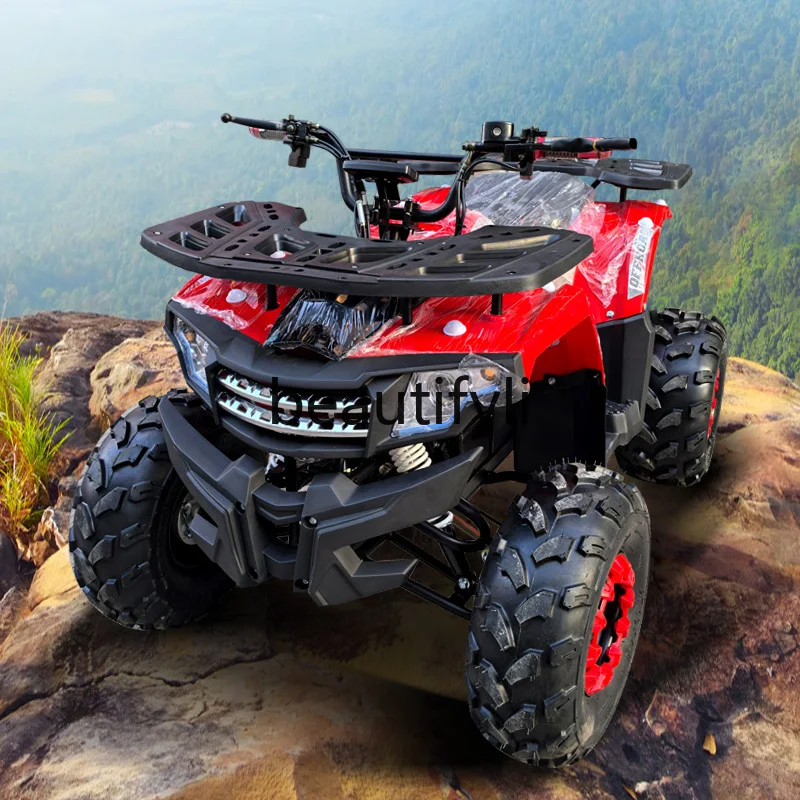 

Электрический внедорожный квадроцикл Big Bull для взрослых, четырехколесный двойной вездеходный мотоцикл