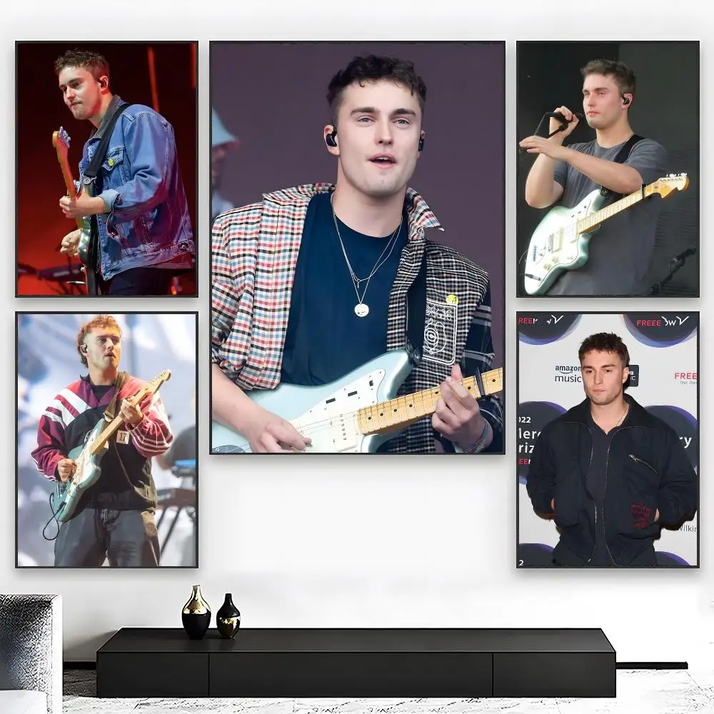 British Indie Rock S-Sam Fender Poster Wall art print art suitable for living room bedroom bar parlor home decor gift