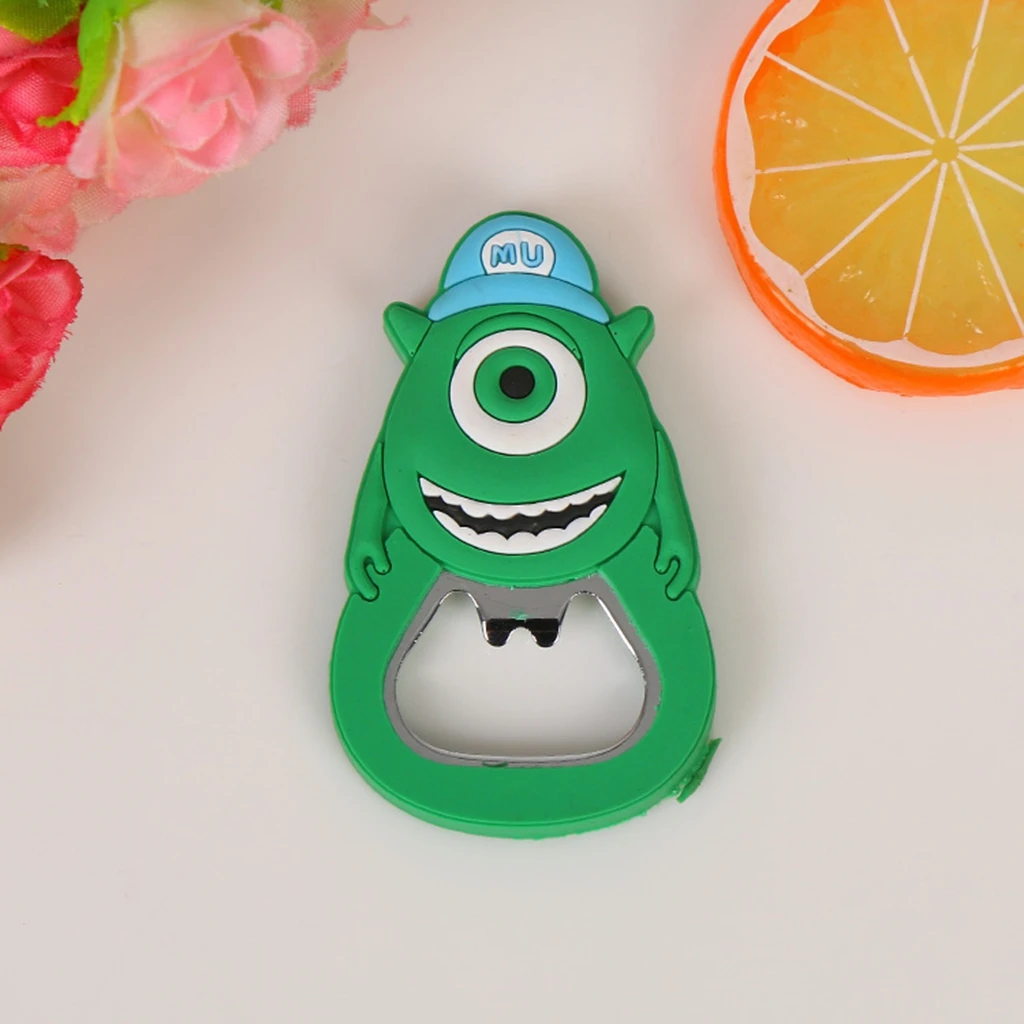 Disney Kawaii Stitch Bottle Opener Lilo & Stitch Cartoon Bottle Opener Multifunctional Beer Bottle Opener Fridge Stickers