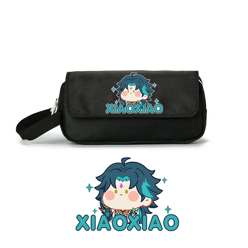 Anime Game Cos Kaedehara Kazuha Kaeya Xiao Zhongli Venti Hutao Etc. Stationery Organizer Pencil Case Gift