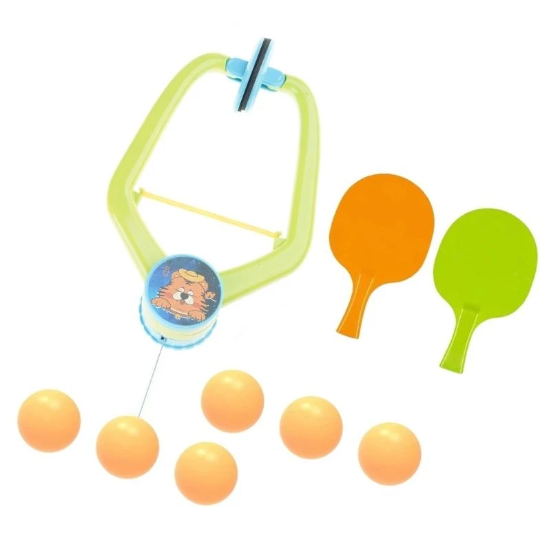 

Table Tennis Trainer Paddles and Balls Exerciser Door Pingpong Doorway Game Set