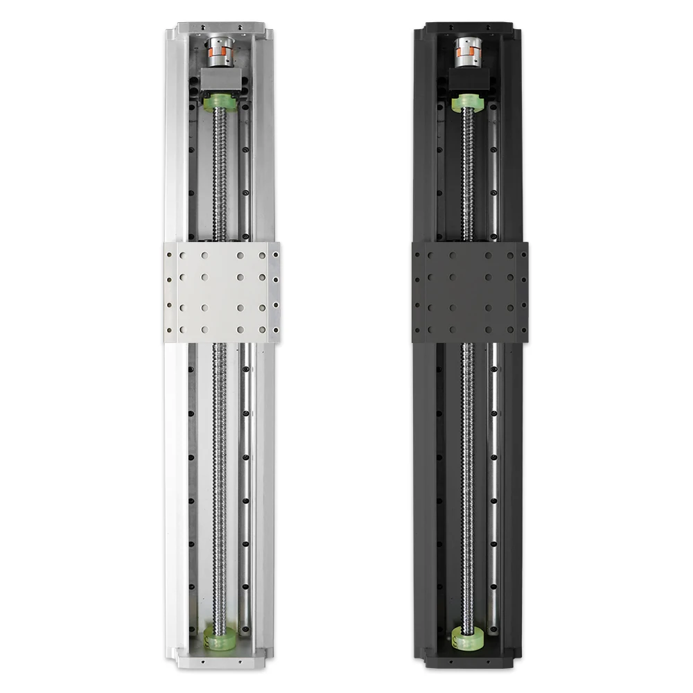 HLTNC HL140A وحدة السكك الحديدية الشريحة الخطية المغلقة بالكامل 150-1500 مللي متر الثقيلة C7 الكرة المسمار المحرك مع EGR15 لمحرك Nema32/24