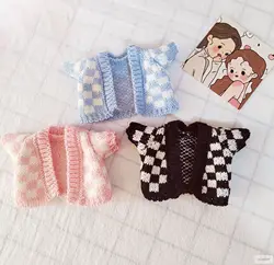 3 tipos 20cm brinquedo de pelúcia roupas cardigan camisola bonito macio pato bonecas acessórios das crianças brinquedos aniversário presentes natal