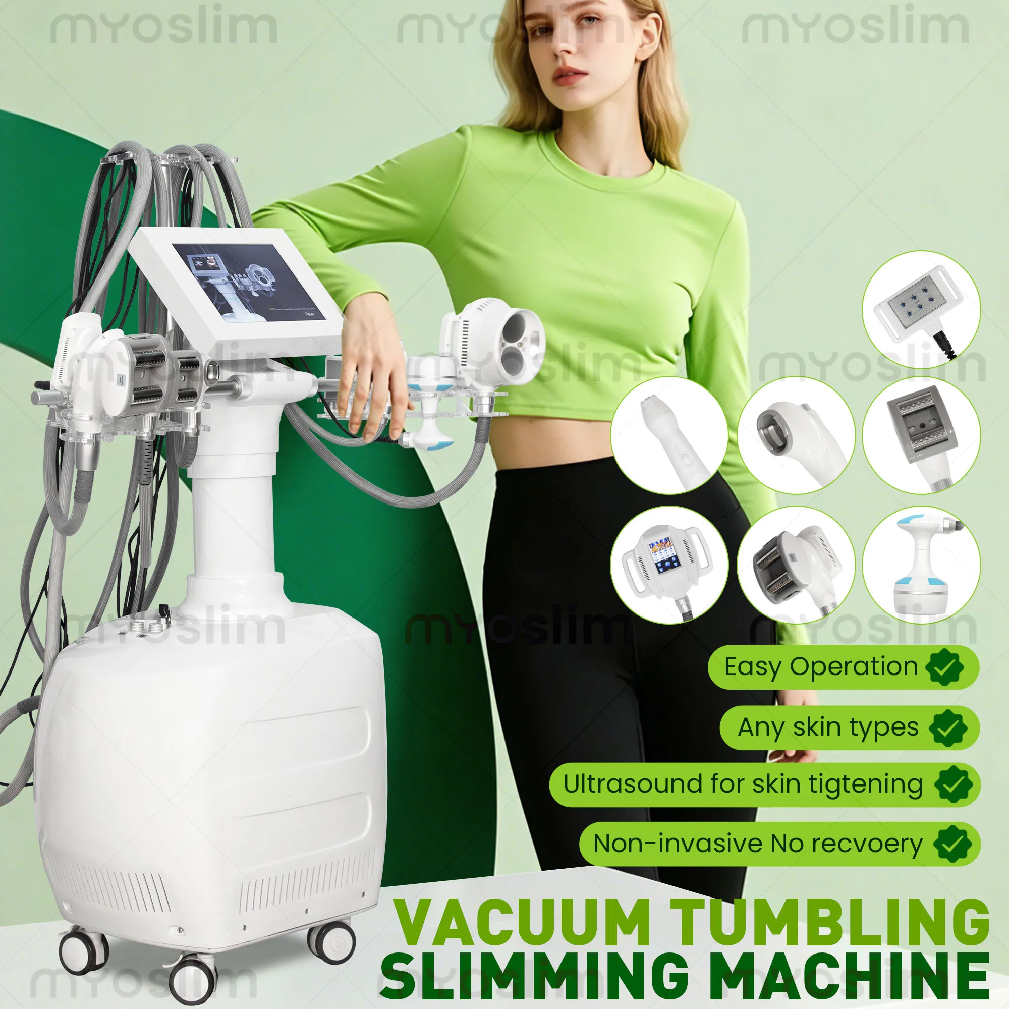 V10 V-Shape Vacuum Roller Cavitation RF Machine Cellulite Removal Body Shaping Fat Burning Weight Loss Salon Beauty Device