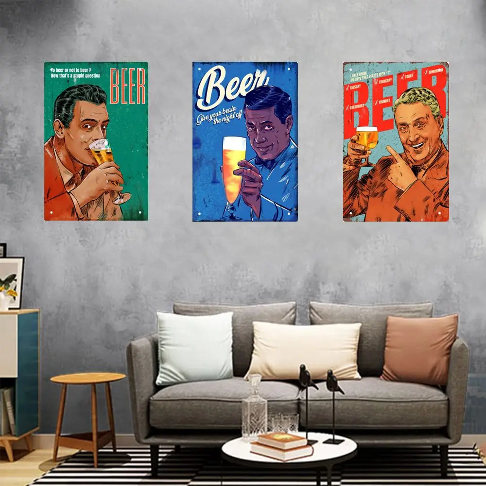 

Trendy Iron Metal Tin Signs Posters Plaque Wall Art Decor Vintage Decorative Funny Retro Signs Shop