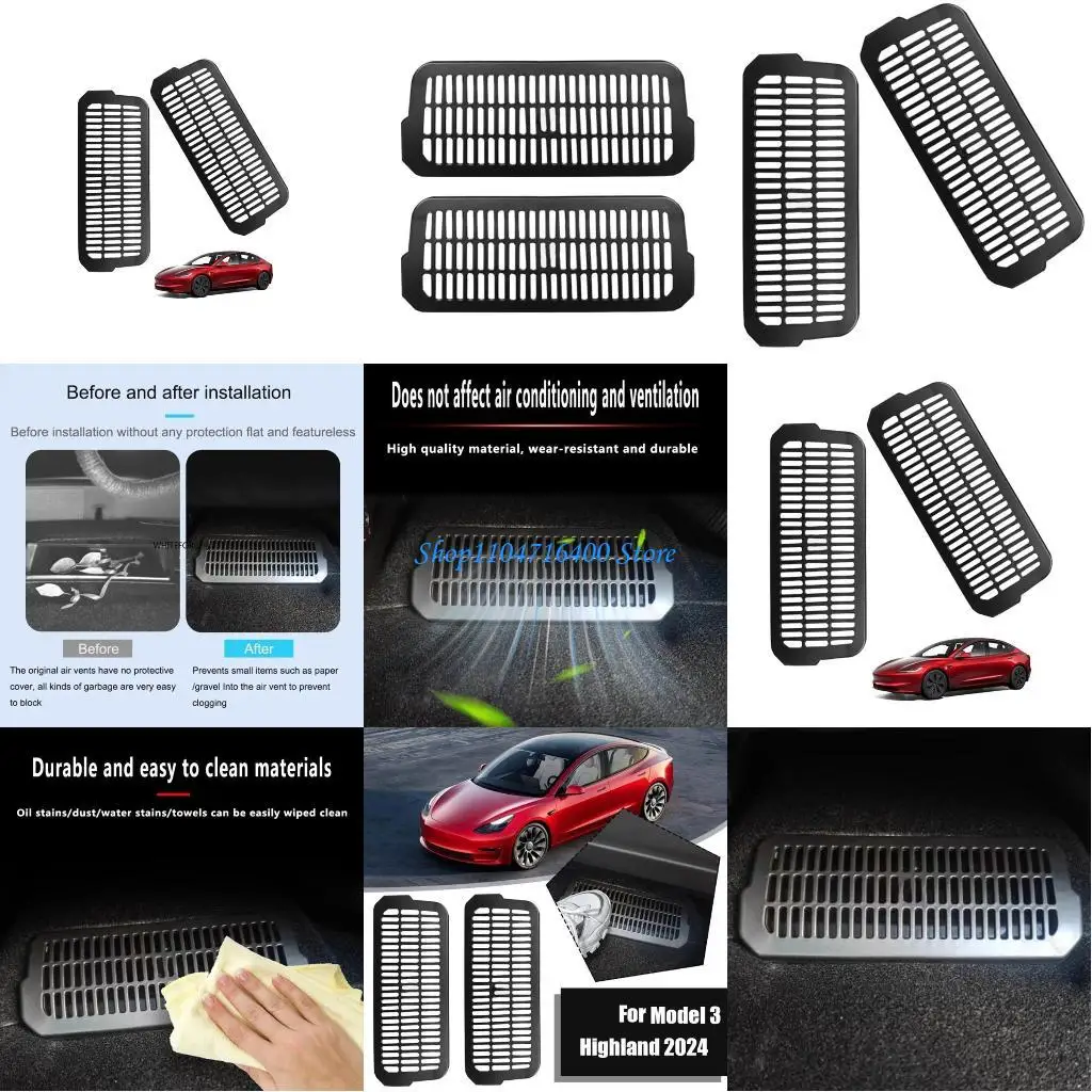 

y1gd Car Under Vent Dust Cover Air Conditioning Air Outlet Protector Decoration
