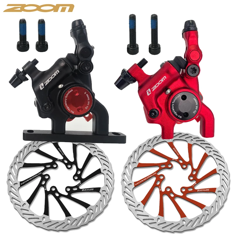 ZOOM HB105 Bicycle Hydraulic Brakes Calipers 160mm Road Bike Disc Brake Caliper Oil Pressure Road Bicycle Hydraulic Brakes Set