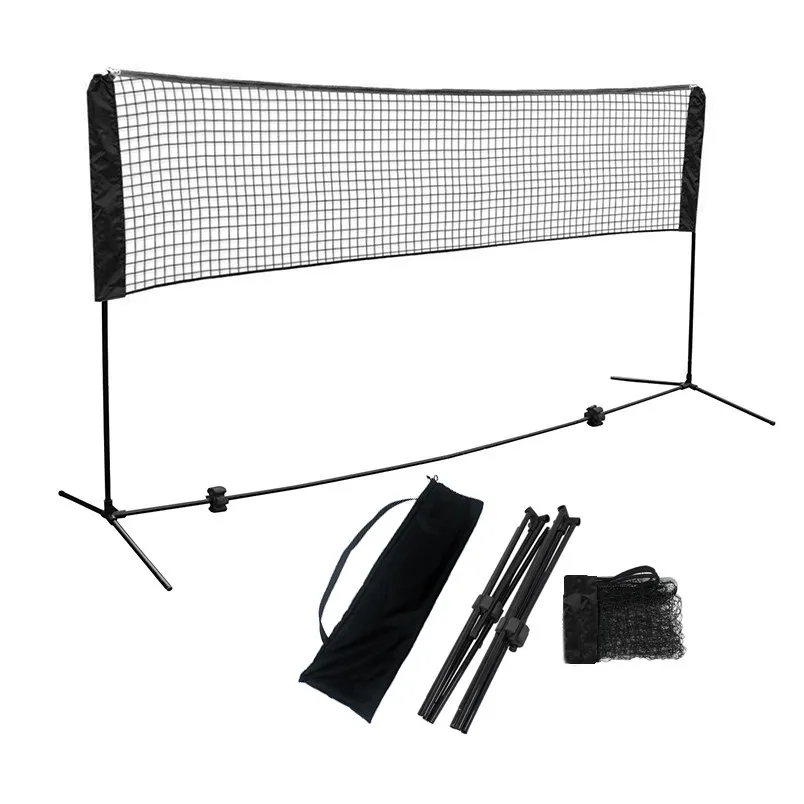 Folding badminton net frame portable household standard bracket outdoor indoor net game movable