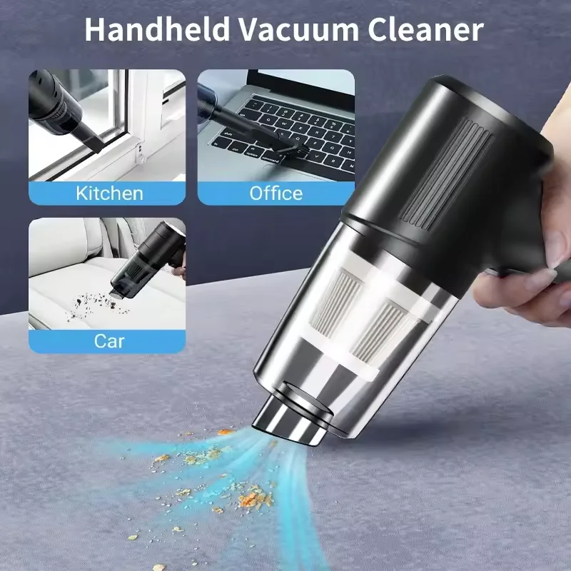 Xiaomi Mini Portable Wireless Car Vacuum Cleaner Multifunctional High-power Suction and Blowing Integrated Cleaning Appliance