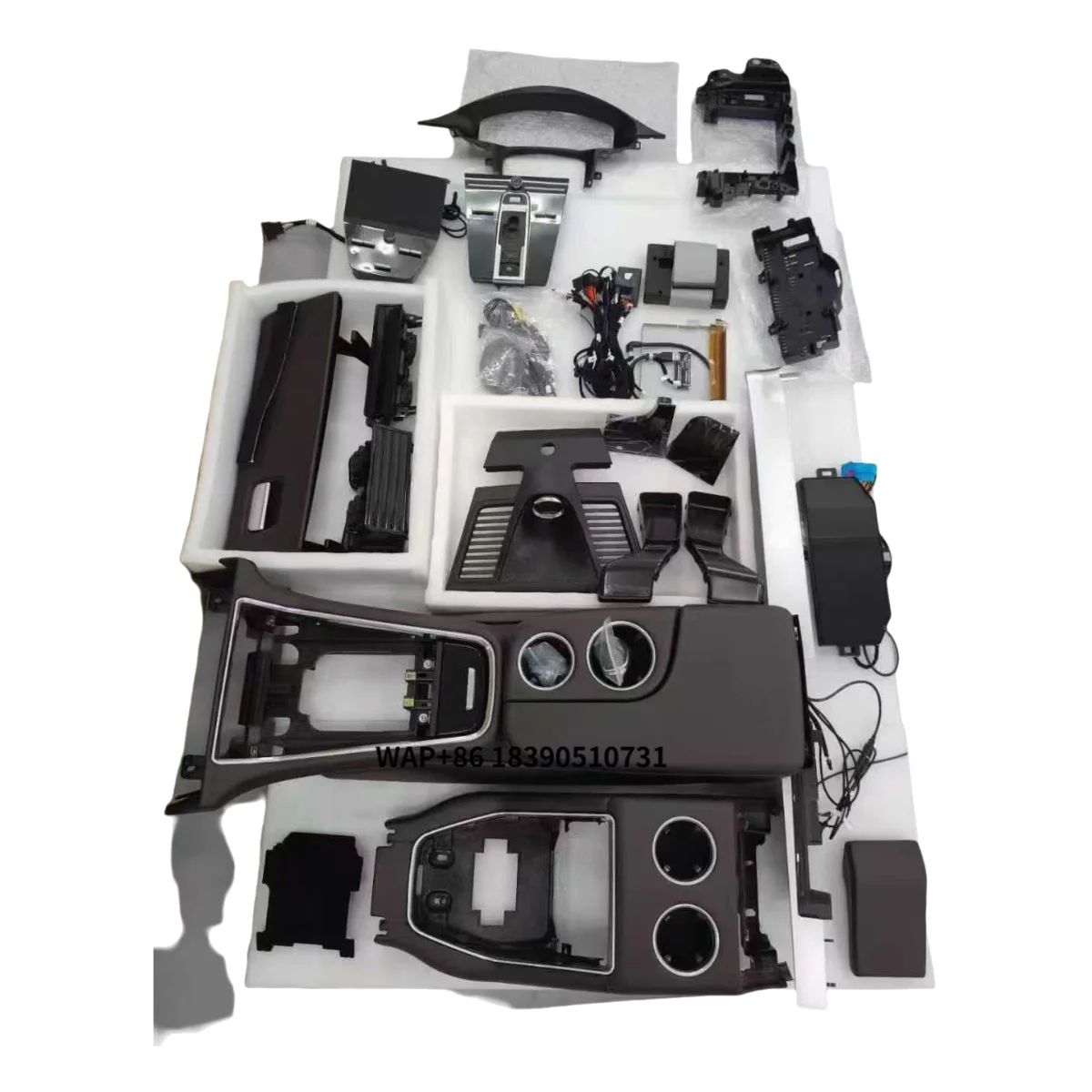 Car Upgrade Kit 971 Center Console Dashboard Car Modification Center Screen Automotive Interior for Panamera 2010-2016 970