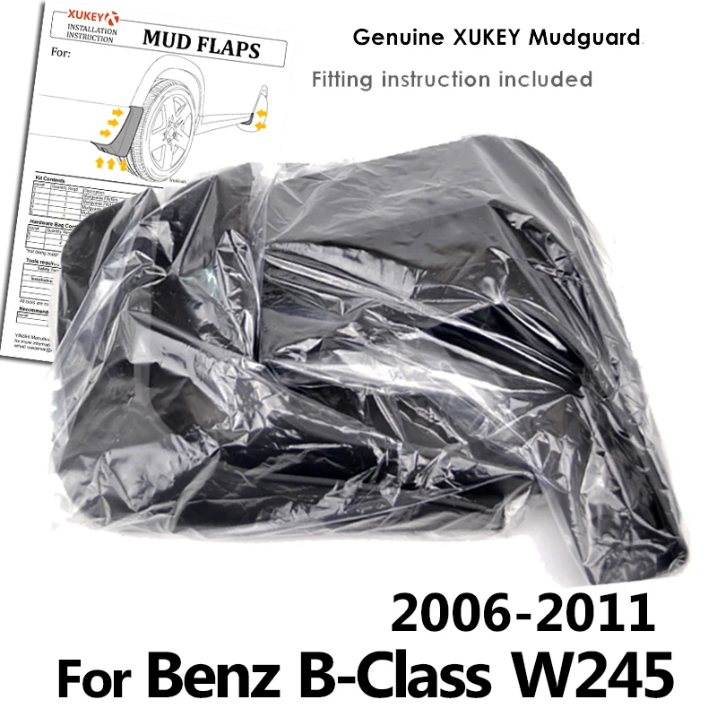 Mud Flaps For Benz B Class B-Class W245 2006-2011 Mudflaps Splash Guards Front Rear Mudguards 2010 2009 2008 2007 Accessories