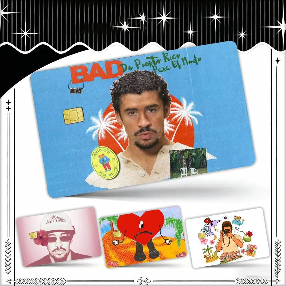 

B-Bads B-Bunnys Waterproof Film Skin Cover Credit Card Stickers Debit Front Bank Bus Pass