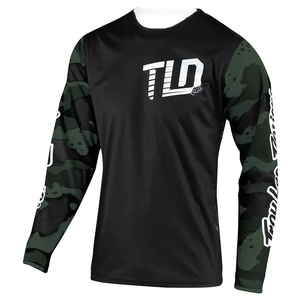 

Spring And Summer New Mountain Bike Riding Suit TLD Men's And Women's Long Sleeved Round Neck Quick Drying Speed Conquer
